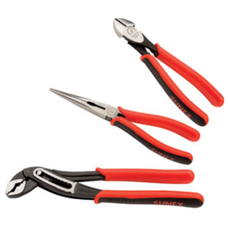 Sunex 3 Piece Universal Pliers Set – SU3606V