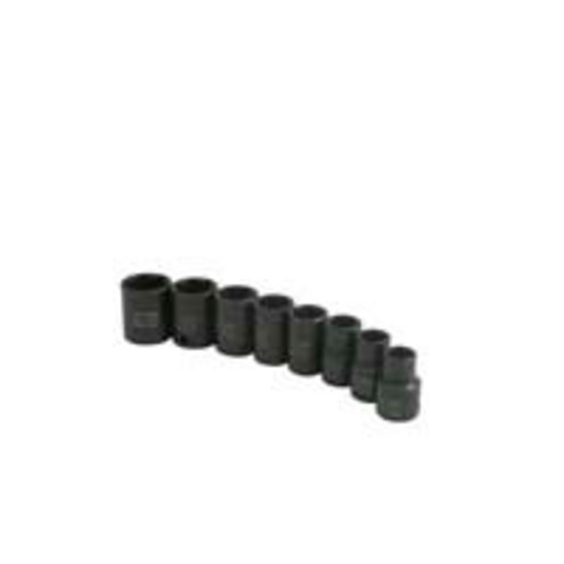 Sunex 8 Piece 3/8 Drive Standard Impact Socket Set 9-19mm – SU3651