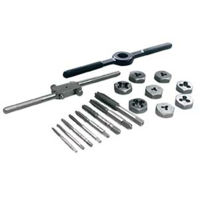 IRWIN 18 Piece Metric/Frac Tap + Die Bst SM – HA24608