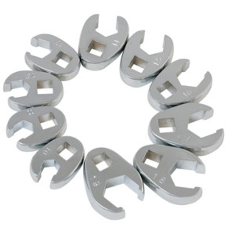 Sunex 10 Piece Metric Flarenut Style Crowsfoot Wrench Set – SU9710M