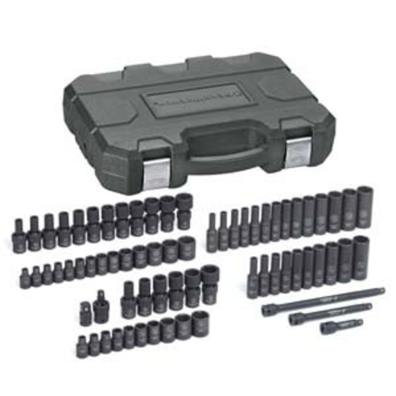 GEARWRENCH 71 Pc 1/4 Dr SAE/MTC Impact Socket Set – KD84903