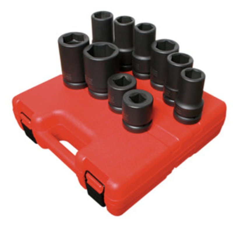 Sunex 10 Piece SAE/mm Impact Truck Socket Set – SU5690A