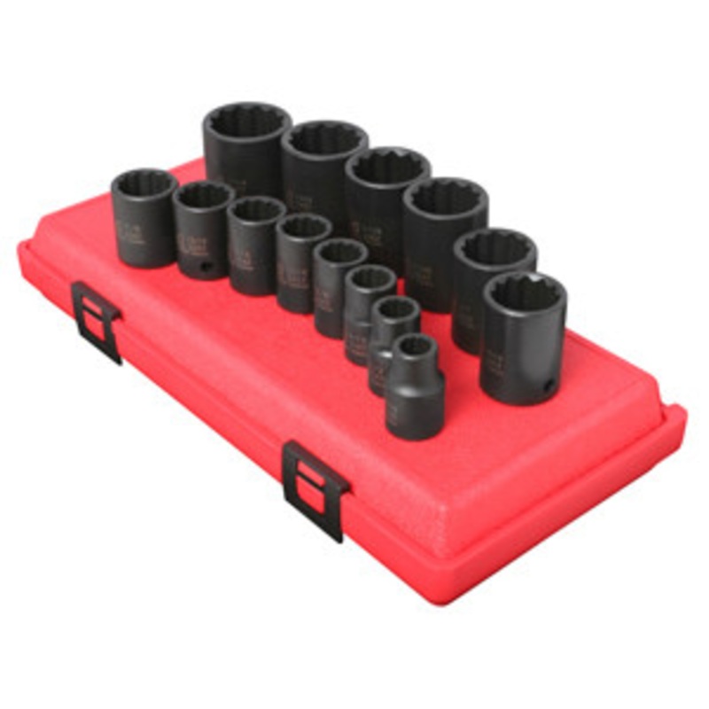 Sunex 14PC 1/2 DR SAE 12PT STD SET 7/16×1-1/4 – SU2678