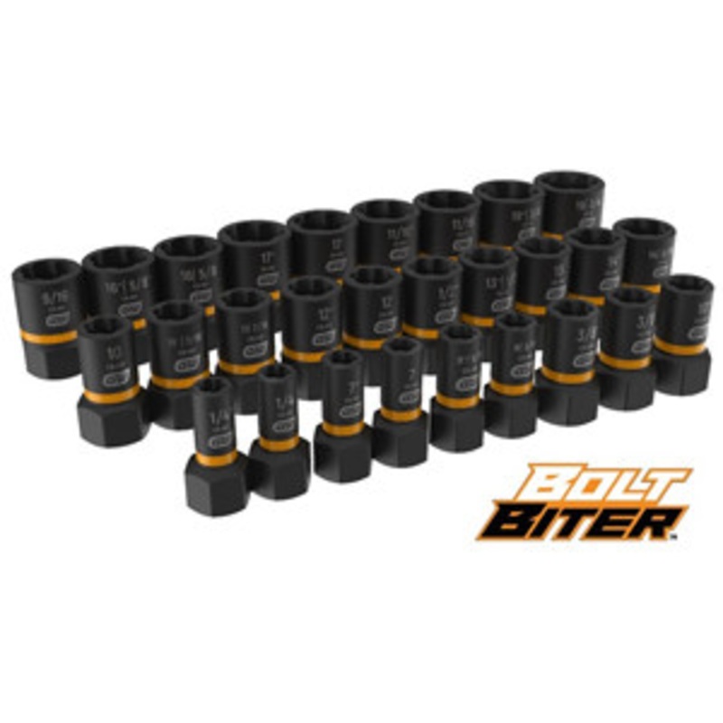 GEARWRENCH 28 Piece Master Bolt Biter Extraction Skt. Set – KD84784