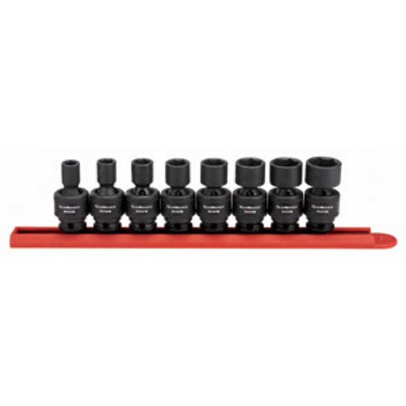 GEARWRENCH 8 Pc. 3/8 Drive 6 Point SAE Universal Impact Socket Set – KD84917N