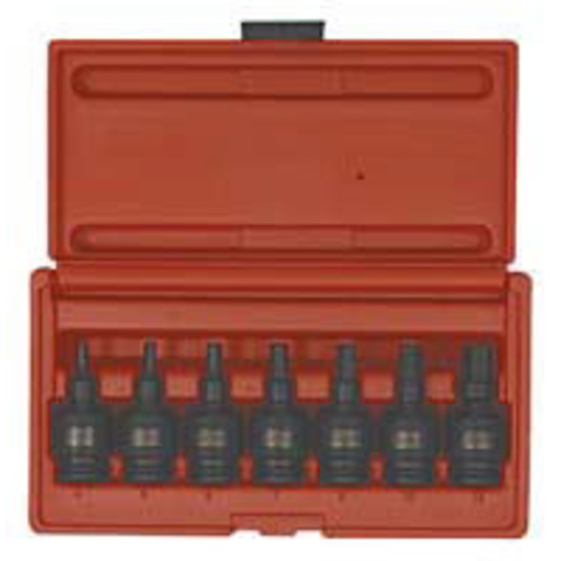 Sunex 3/8 Dr 7 Pc Metric Universal Hex Bit Driver Impact Socket – SU3659