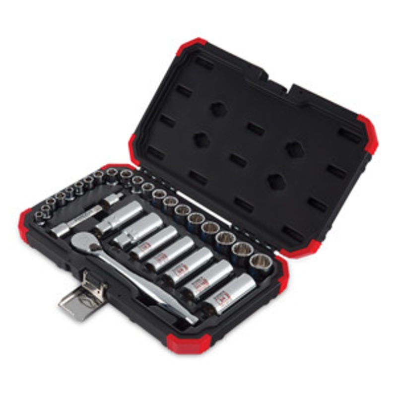 Sunex 30 Pc Chrome Socket Set 1/4 3/8 Drive – SU3830