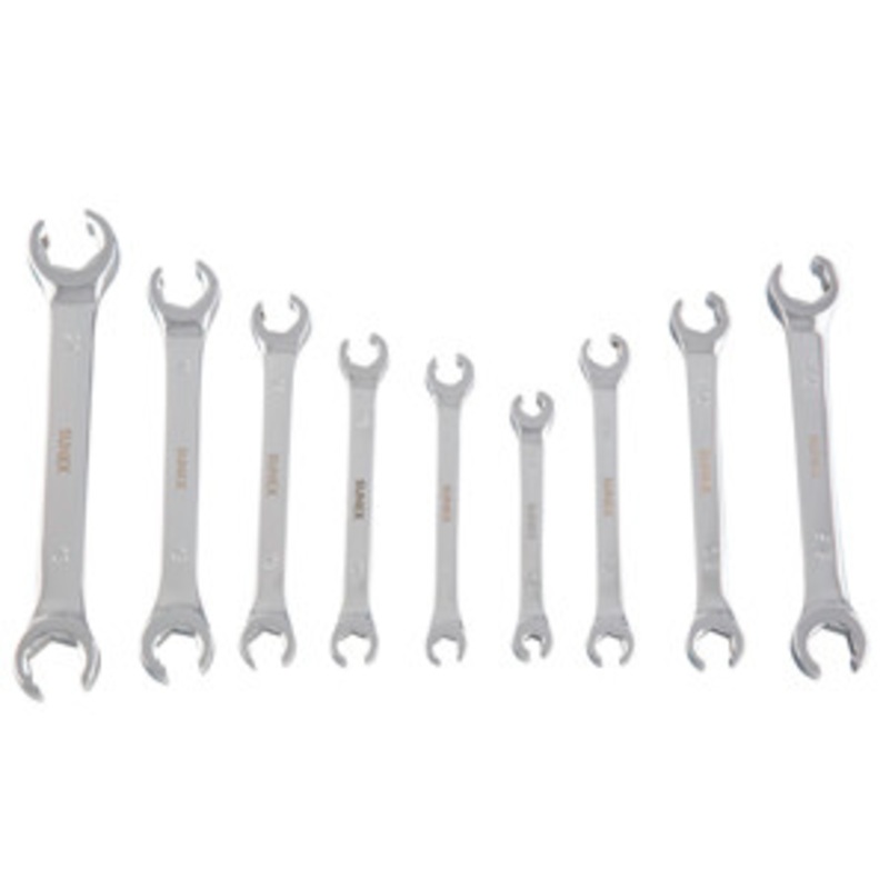 Sunex 9 Piece Flare Nut Wrench Set Metric/Fractional – SU9809A