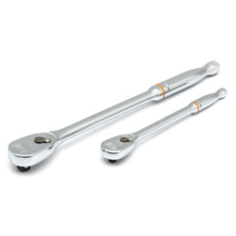 GEARWRENCH 2 Pc 1/4 3/8 Drive 90 Tooth Long Handle Ratchet Set – KD81268T