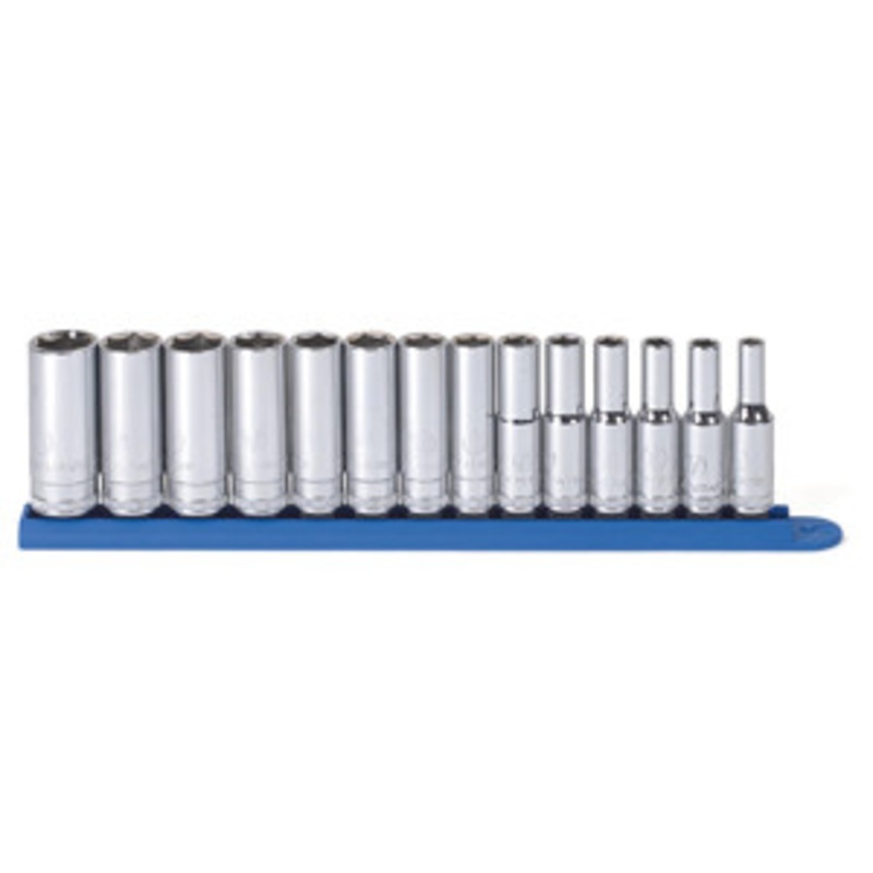 GEARWRENCH 3/8 Drive Metric 14 Pc 6 Pt Mid Length Socket set 6-19mm – KD80554S