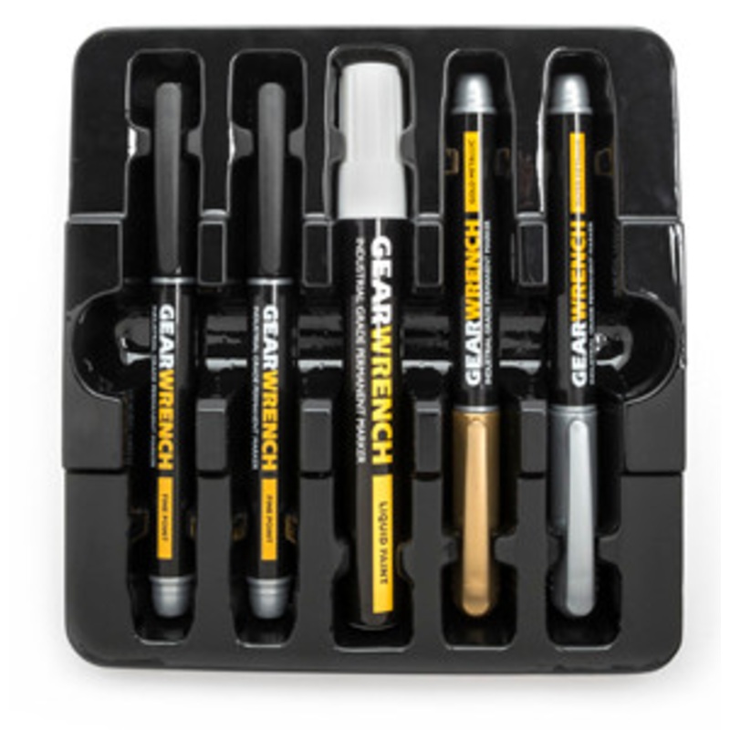 GEARWRENCH 5 Pc. Mixed Marker Set – KD86984