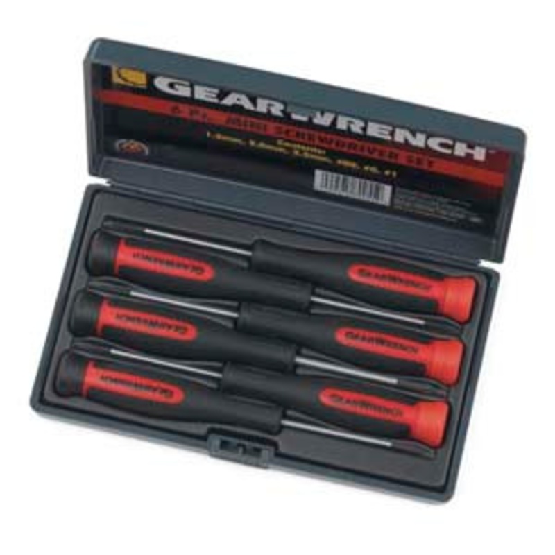 GEARWRENCH 6 Piece Mini Dual Material Screwdriver Set – KD80055