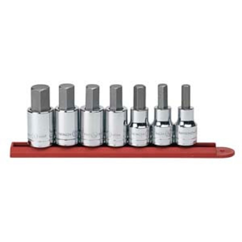 GEARWRENCH 7 Pc 1/2 Dr SAE Hex Bit Socket Set – KD80721