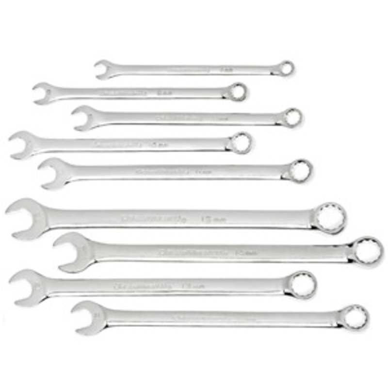 GEARWRENCH 9 Pc 12 Pt Metric Long Combination Wrench Set – KD81932