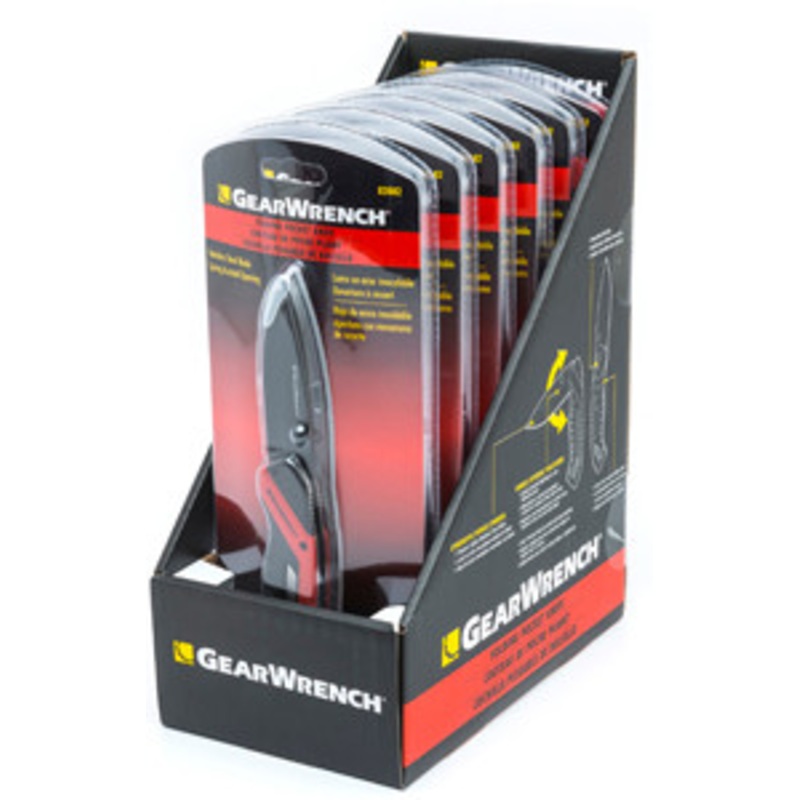 GEARWRENCH Counter Display Folding Pocket Knife 6 Pc. – KD82883
