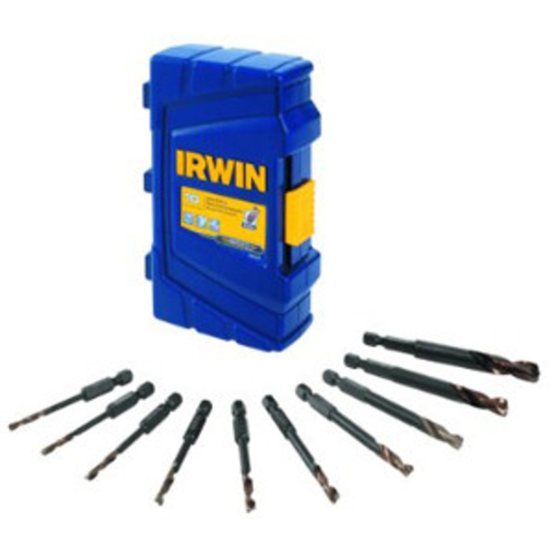 IRWIN 10 Pc Impact Turbomax Drill Bit Set – HA1881324