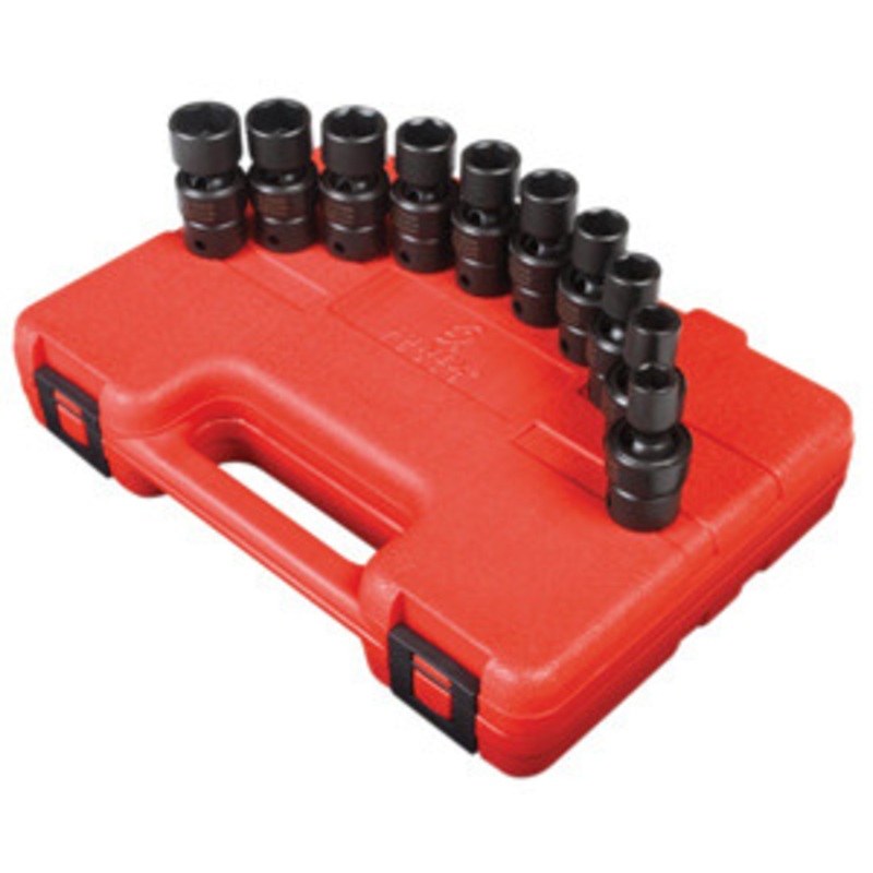 Sunex 10 Piece 3/8 Drive Swivel Impact Socket Set 10-19mm – SU3657