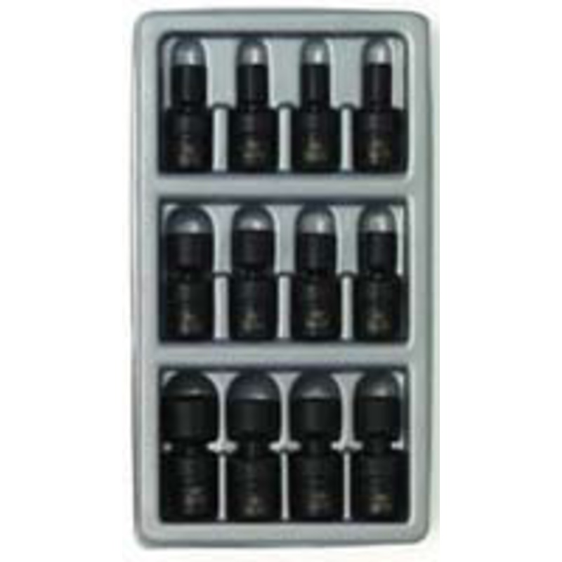 Sunex 12 Piece 1/4 Drive Universal Swivel Socket Set 5-15mm – SU1814