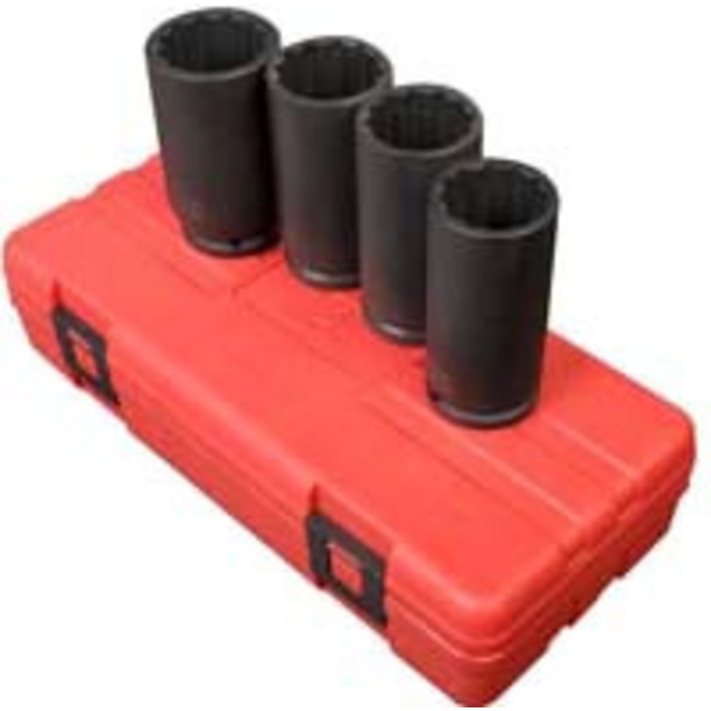 Sunex 12 Point Semi-Slim Euro Asian Axle Nut Socket Set – SU2837