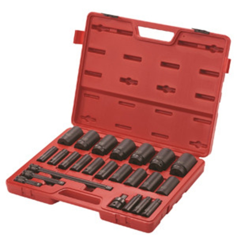 Sunex 24 Pc. 1/2 SAE Drive Deep Imp Socket Set – SU2824
