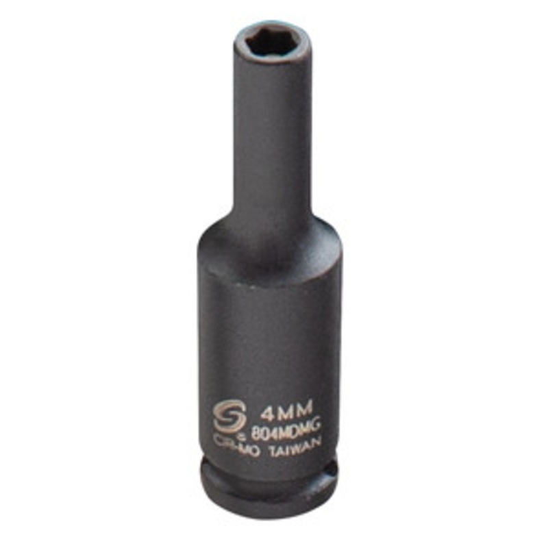 Sunex 4mm 1/4 Dr Deep Magnetic Impact Socket – SU804MDMG