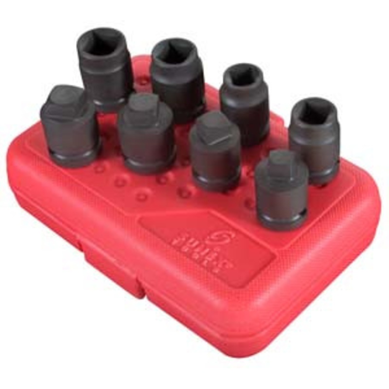 Sunex 8 Piece 1/2 Drive Pipe Plug Socket Set – SU2841