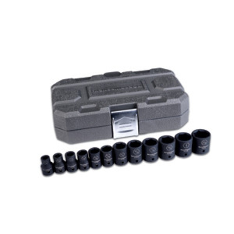 GEARWRENCH 12 Pc. 1/2 Drive 6 Point SAE Standard Impact Socket Set – KD84931N