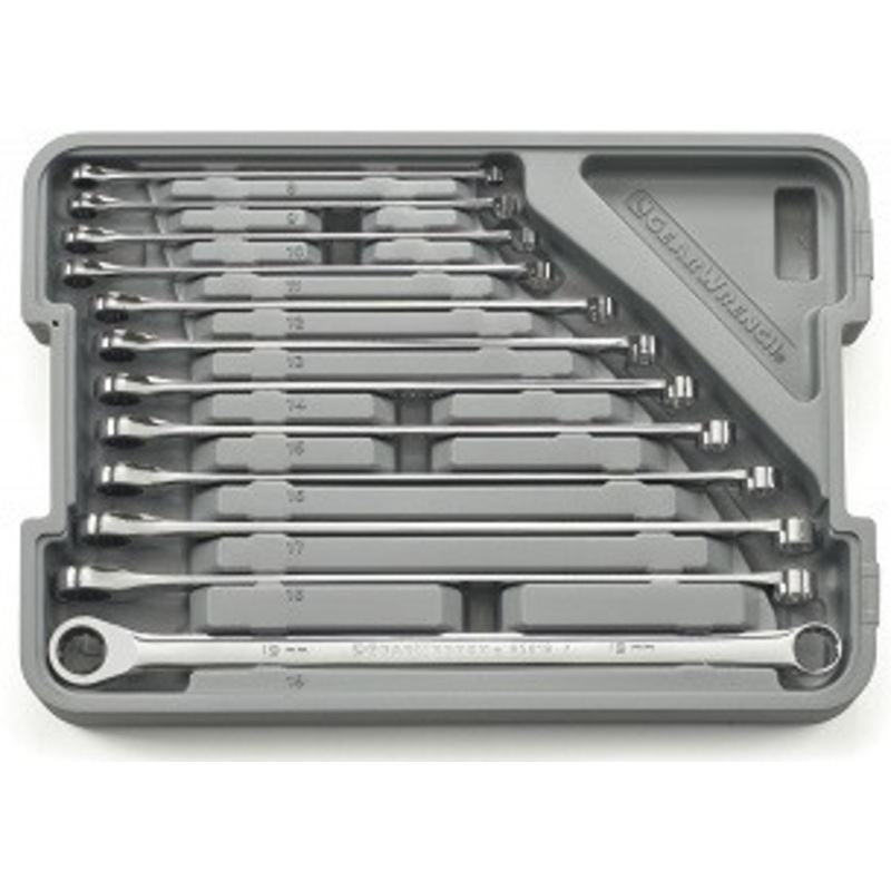 GEARWRENCH 12 Piece XL 0 Gear and Box Ratcheting Wrench Set Metric – KD85988