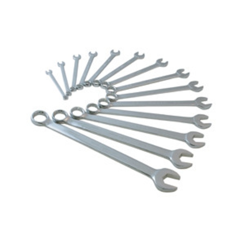 Sunex 14 Piece SAE Full Polished V-Groove Combination Wrench – SU9915A