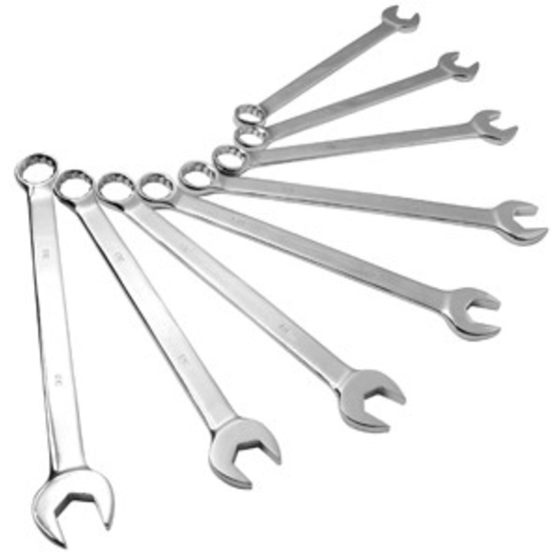 Sunex 8 piece Metric Full Polished V-Groove Combination Wrench – SU9919MA