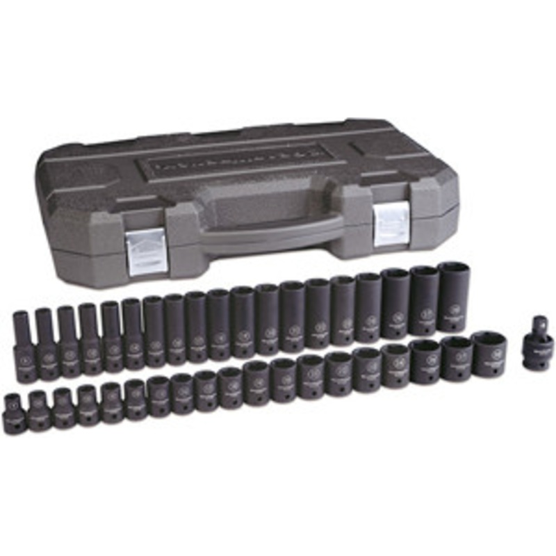 GEARWRENCH 39 Pc 1/2 Drive 6 Point Metric Standard and Deep – KD84948N