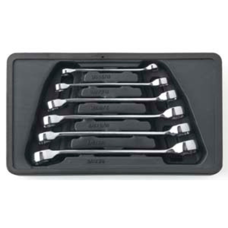 GEARWRENCH 6 Piece SAE Flare Nut Wrench Set – KD81907