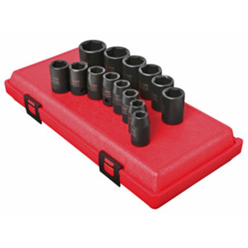 Sunex 14PC 1/2 DR mm STD SKT SET 10-27mm – SU2652