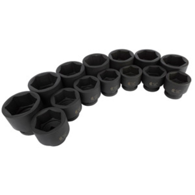 Sunex 16 Piece 1Dr.. Deep SAE Impact Socket Set – SU5616