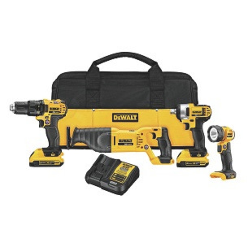DeWALT 20V Max 4 Tool Kit – DWDCK478D2