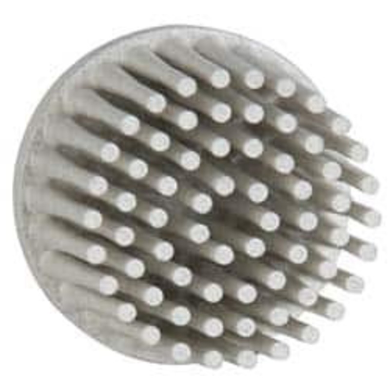 3M 1 120 Grit Ceramic Straight Disc Brush Fine Grade, Type R Quick Change Connector, 5/8 Trim Length 7000000741 – 09348053
