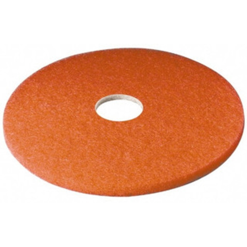 3M Spray Buffing Pad 15 Machine, Red Pad, Polyester 7000000679 – 01037472