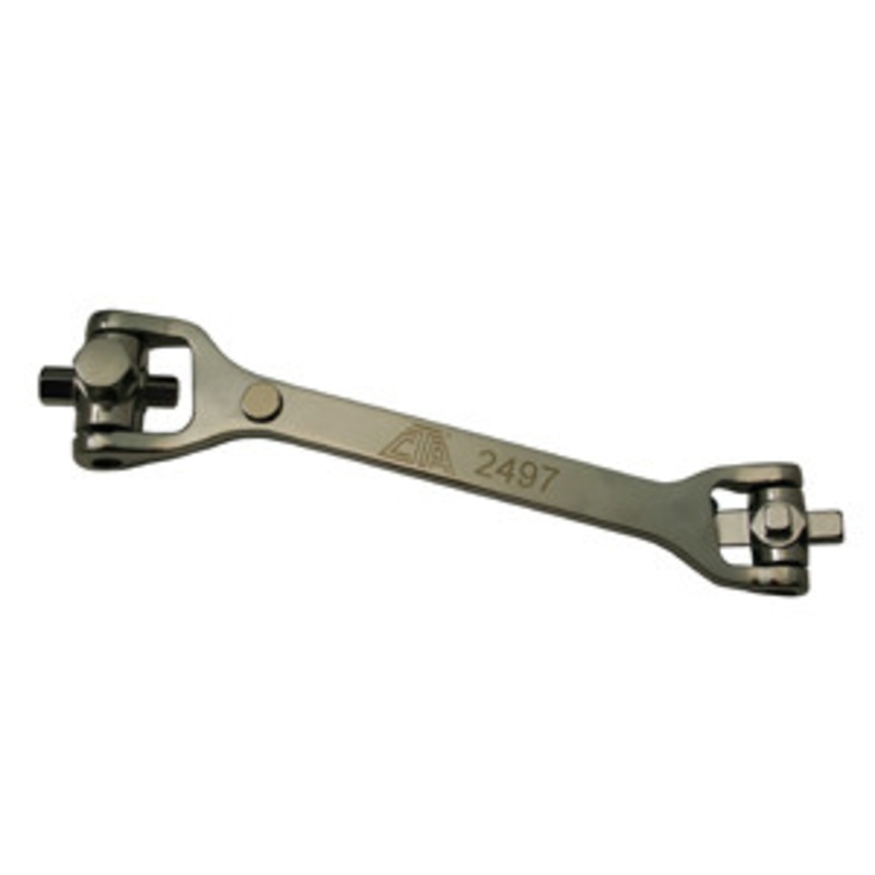 CTA Manufacturing Corp. 8-1 Drain Plug Wrench – Square & Hex Male – CM2497