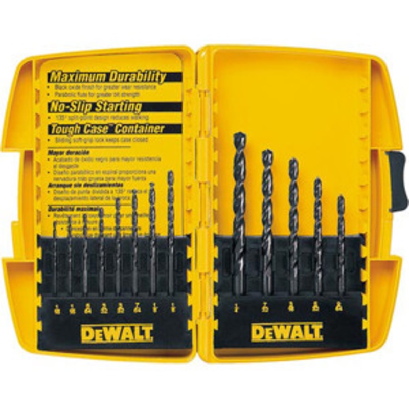 DeWALT 13-Pc. Black Oxide Drill Bit Set – DW1163