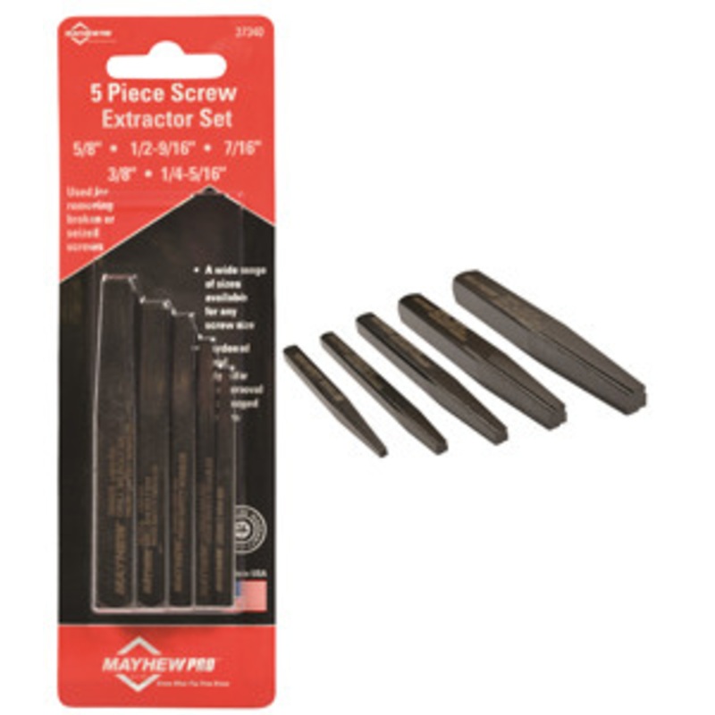 Mayhew 5 Piece Screw Extractor Set – MH37340